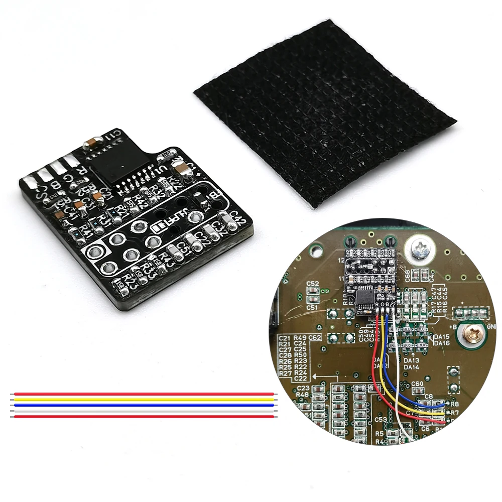 Snes Rgb Pcb Mod Kit Amp Con Csync (Ths7374) Aggiornato Per 1Chip-03 E Snes Mini / Sfc Jr.