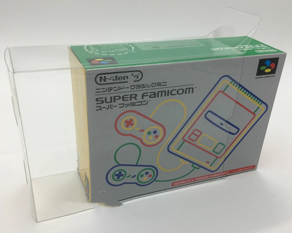 Trasparente Box Protector Per Nintendo Super Famicom/Sfc Mini/Snes Mini Collect Box Tep Storage Game Shell Clear Display Case