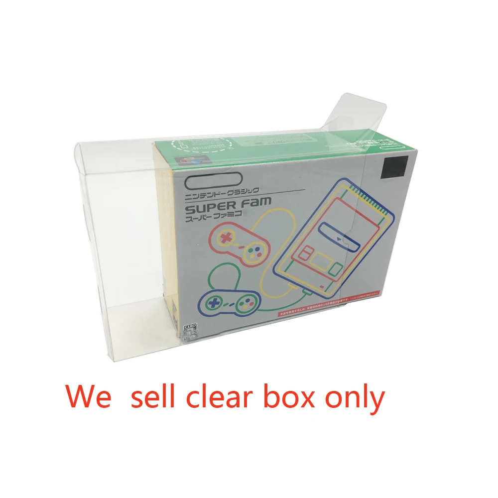 Scatola Di Scommesse Di Protezione Trasparente Trasparente Per Sfc Mini/ Snes Mini Collection Display Storage Box
