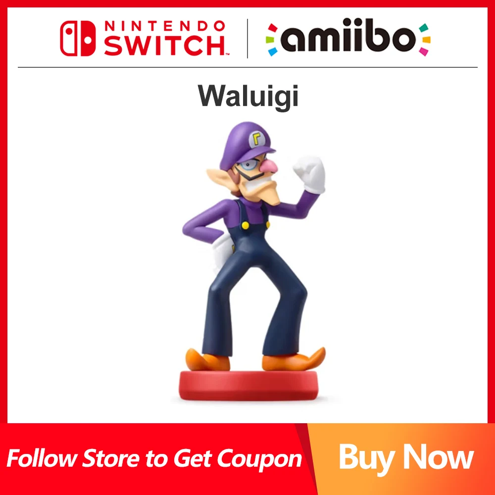 Nintendo Switch Amiibo Waluigi Per Nintendo Switch E Nintendo Switch Oled Game Interaction Model Super Mario Party Series