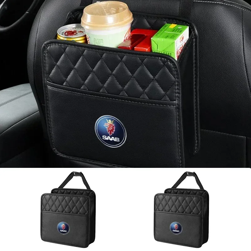 Multi-Pocket Car Seat Back Organizer Box Hanging Storage Bag Holder Per Saab 93 Vector Aero Pantalla Radio Android 95 Gripen