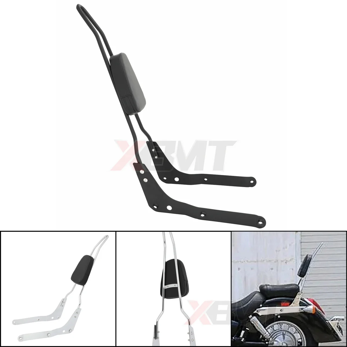 Schienale Moto Sissy Bar Portapacchi Per Honda Shadow Aero 750 750C Vt750 Vt750C 2004-2022