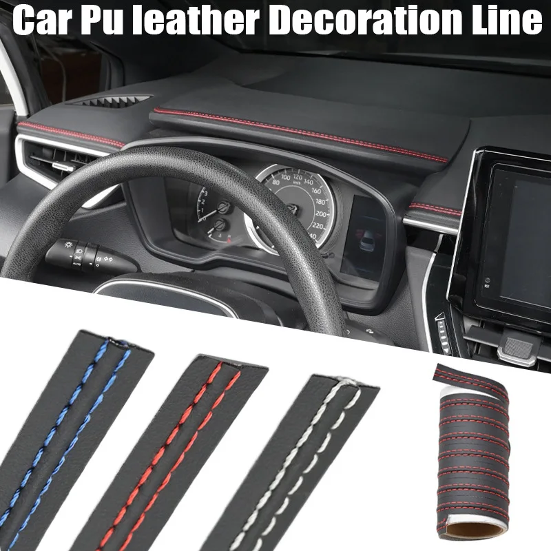 Car Leather Diy Flessibile Modanatura Interna Strisce Di Rivestimento Car Styling Per Mitsubishi Aerobus Mini Cab Aero Ing Mirage Turbo Canter