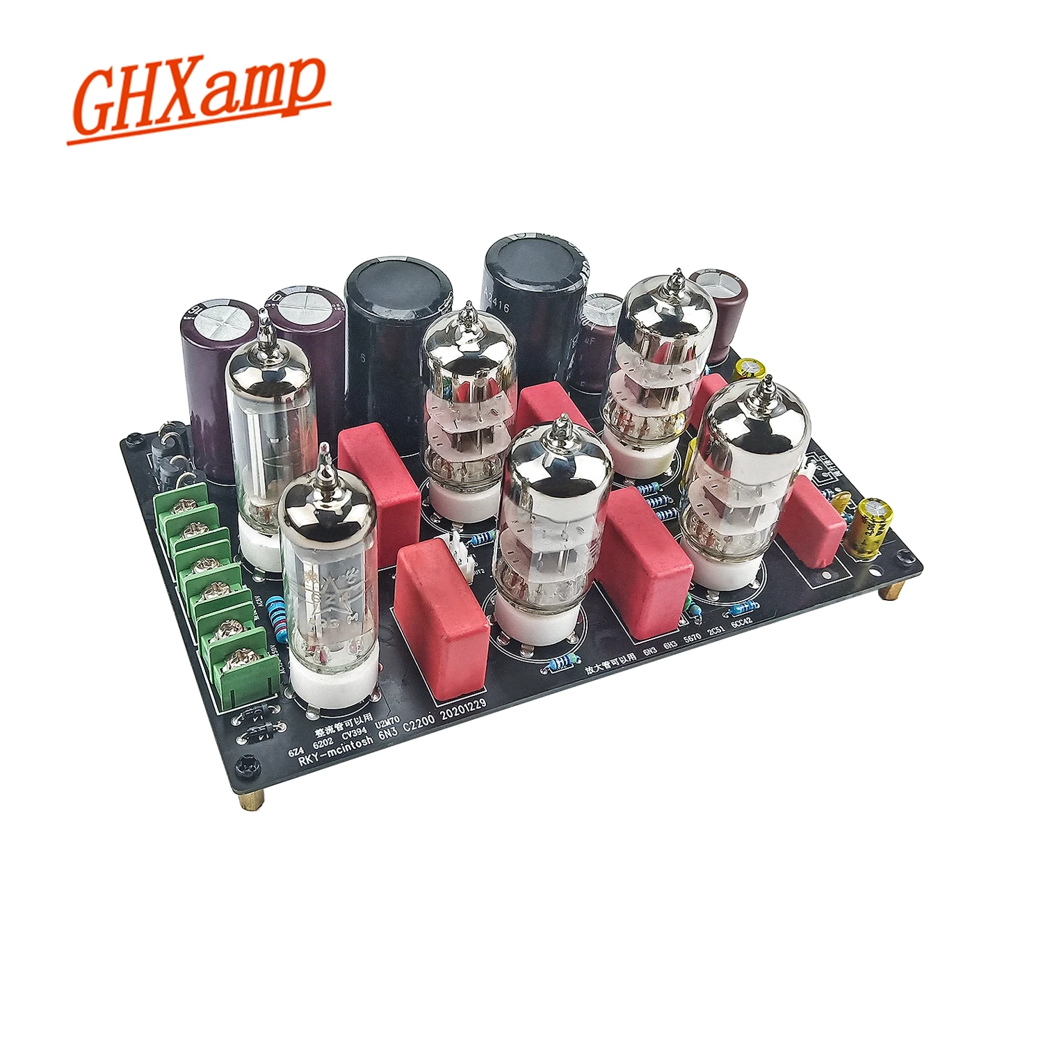 Ghamp 6Z4 + 6N3 Preamplificatore Valvolare Hifi Amplificatore Valvola Preamp Borad Per Mcintosh C2200 Circuit Design Home Audio Amp 1Pc