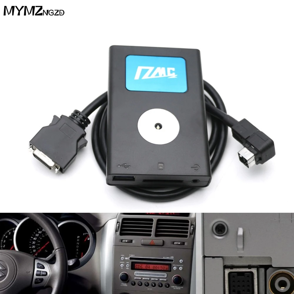Dmc Car Radio Digital Music Changer Bluetooth Usb Aux Adapter Per Suzuki Swift Jimny Vitara Sx4 Con Ce-Net Per Clarion Cd