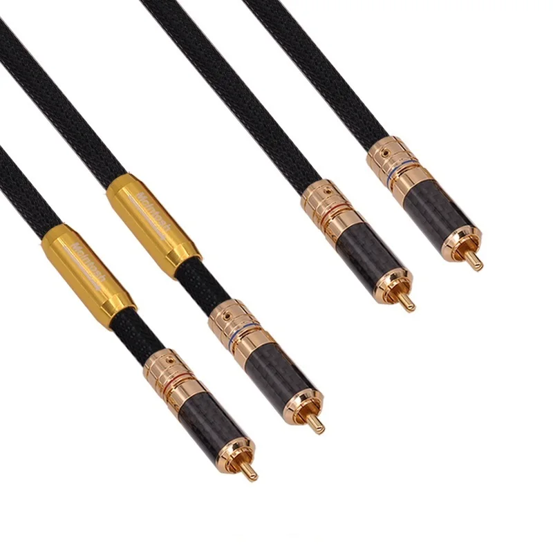 Fai Da Te Hifi Audio 4N Rame Rca Interconnect Cavo Audio Mcintosh 2328 Cavo Peavey Spine Placcate Oro 2 Rca A 2 Cavo Di Prolunga Rca