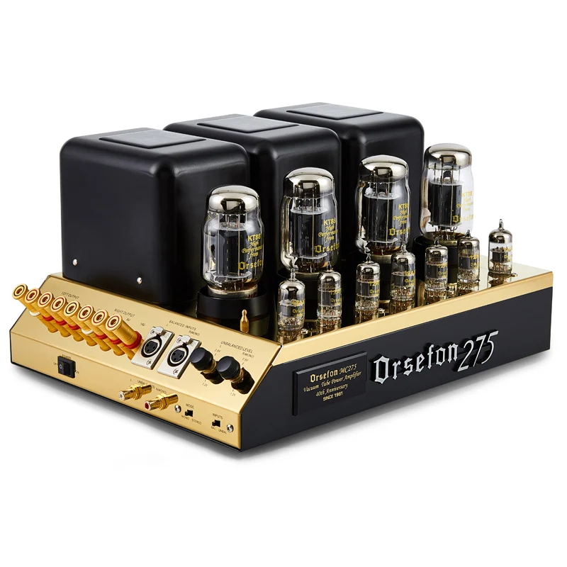 L'Ultimo Aggiornamento 1:1 Clone Mc275 Mcintosh Classic Hifi Tube Post Amplificatore Di Potenza 75W * 2 Tube: Kt88 * 4, 12 Ax7 * 3, 12 At7 * 4