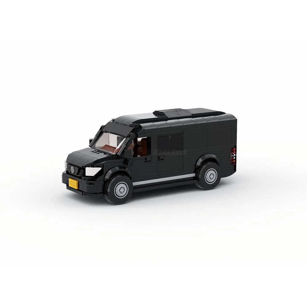 City Car Sprinter 2021 Moc Rv Vehicle Bricks Toys M-B Models Mold King Diy Creative Garage Building Blocattoli Educativi