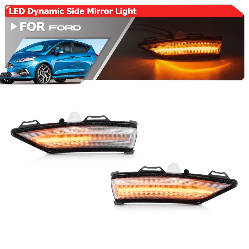 Per Ford Fiesta St Line Mk8 2018 Fiesta Mk8 2019 2020 Puma 2020 Dynamic Led Specchietto Retrovisore Lampeggiatore Indicatori Di Direzione