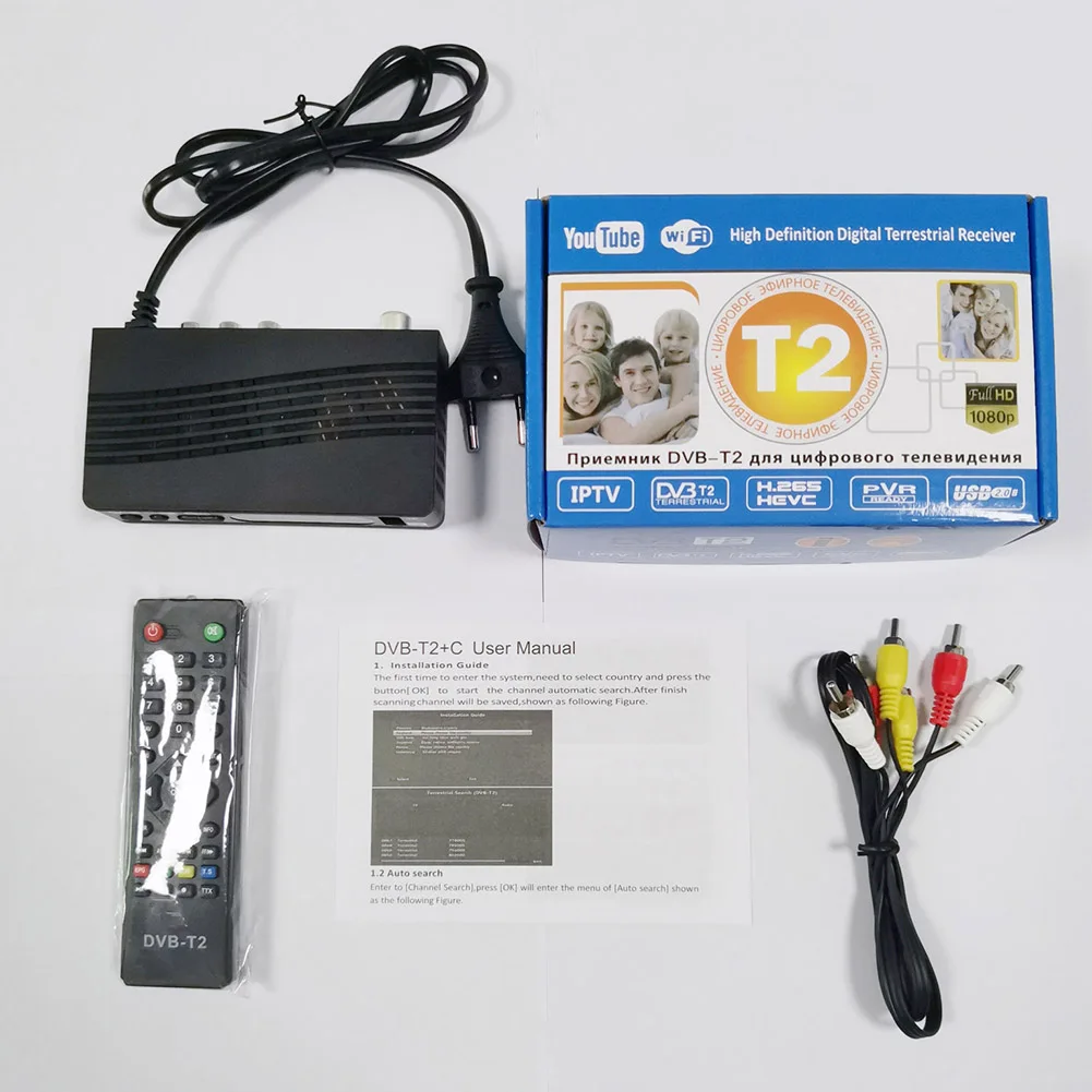 7T Stick Dvb-T2 H.265 Digital Hd Tv Box Converter Lettore Ricevitore Video Set Top Box Smart Tv Box Stb Dvd Hifi Amplificatore