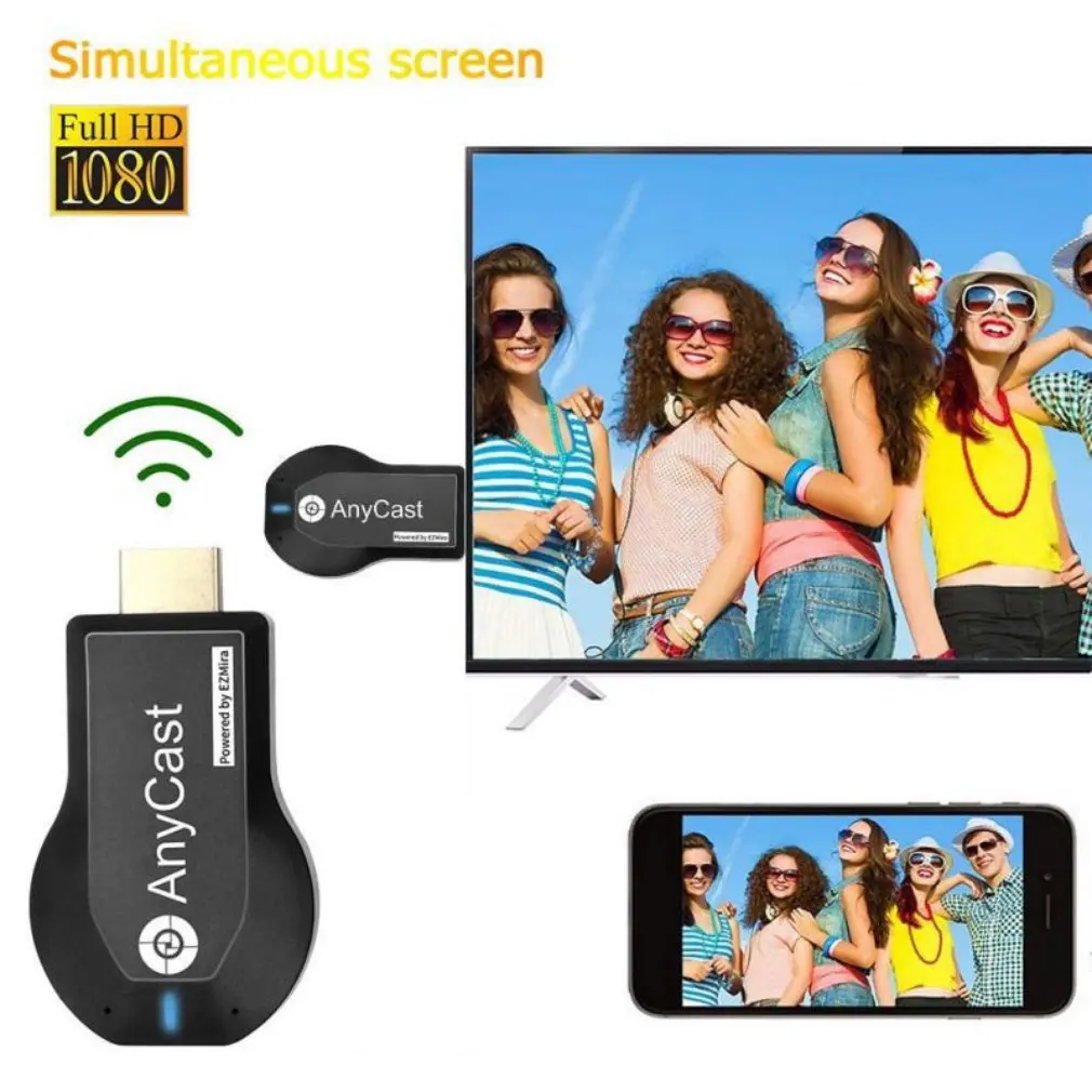 M9 Pratico Tv Stick Smart Tv Dongle Ricevitore Wireless Miracast Stesso Schermo Dispositivi 2 Anycast Per Tv Mobile