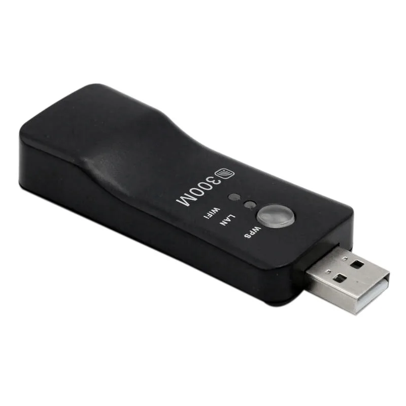 Usb Tv Wifi Dongle Adapter 300Mbps Ricevitore Wireless Universale Rj45 Wps Per Samsung Lg Sony Smart Tv
