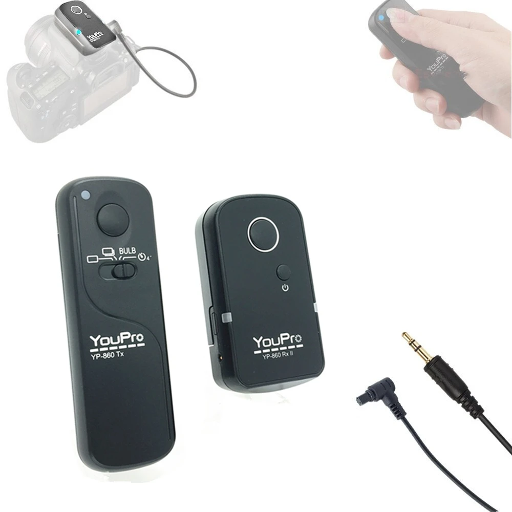 Controllo Di Rilascio Dell'Otturatore Remoto Wireless Da 80M Per Canon 1D / 1Dx Ii / 1Ds Mark Ii Iii Iv / 7D Ii / 6D / 6D Mark Ii / 50D Ii Iii