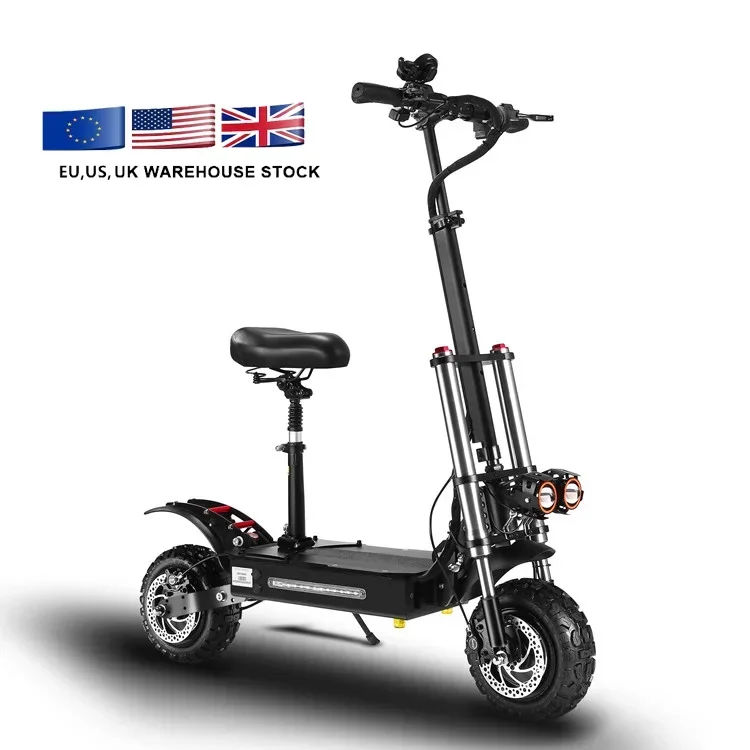 Eu Uk Usa Warehouse Boyueda S3 60V 38Ah 6000W Dual Motor E Scooter 11 Pollici Fat Tire Fast Pieghevole Boyueda Scooter Elettrico