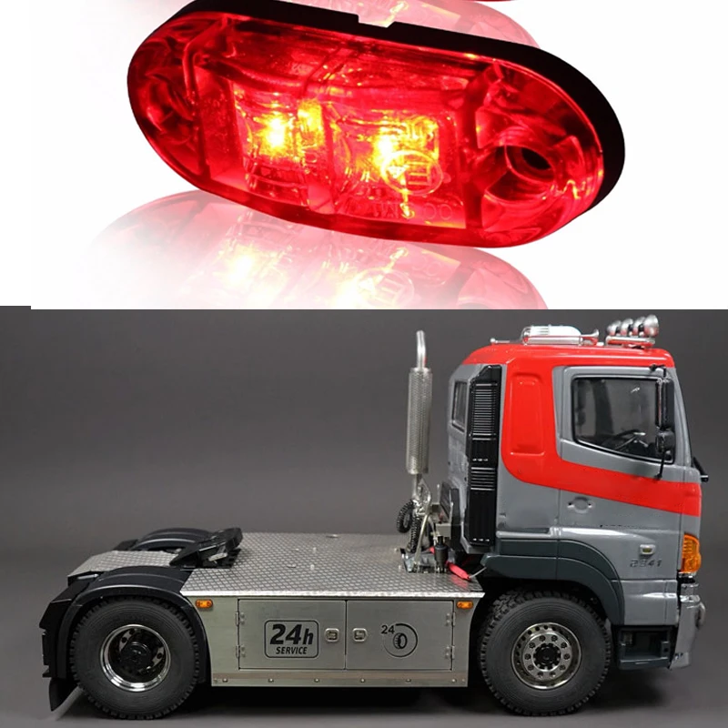 2Pcs Spia Di Avvertimento Rimorchio Camion Led Side Truck Accessori Park Per Polo 6R Tuning Sprinter Mx5 Lancia Delta Jdm Mercedes W176