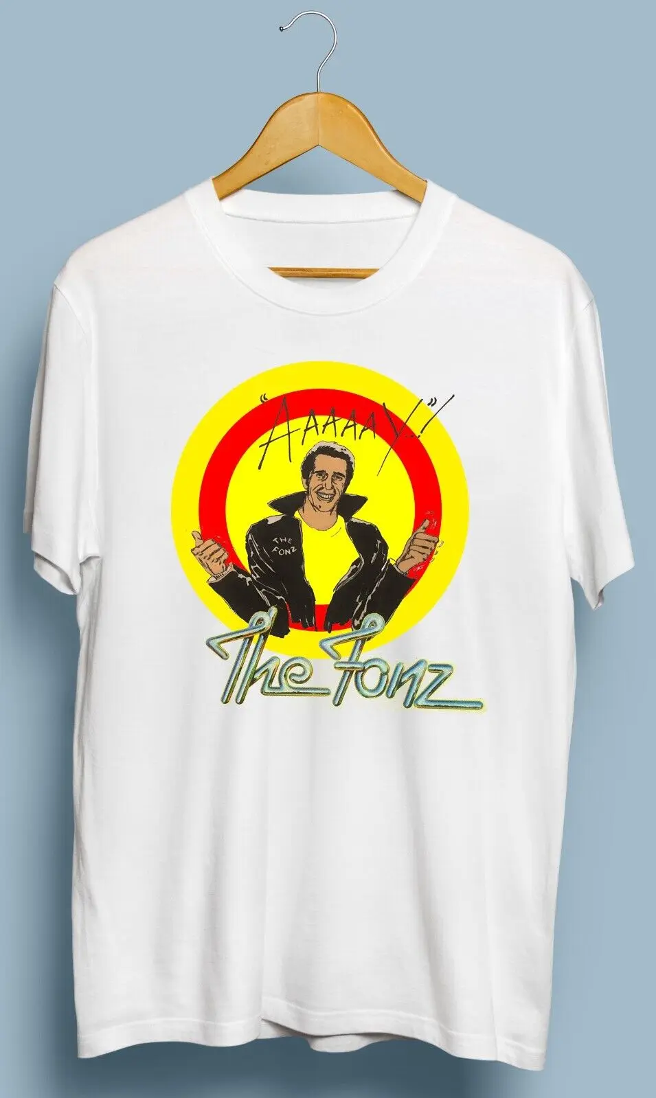 Vintage The Fonz Fonzie Happy Days T Shirt Taglia S M L Xl 2Xl