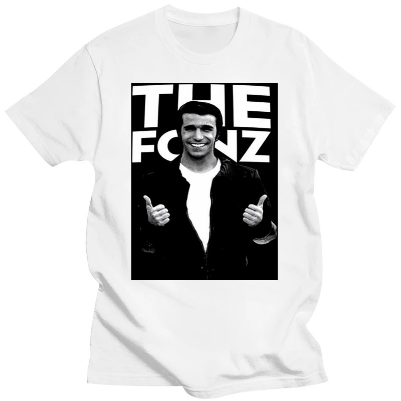 Happy Days The Fonz T-Shirt Fonzie Con Licenza Ufficiale ((Grande))