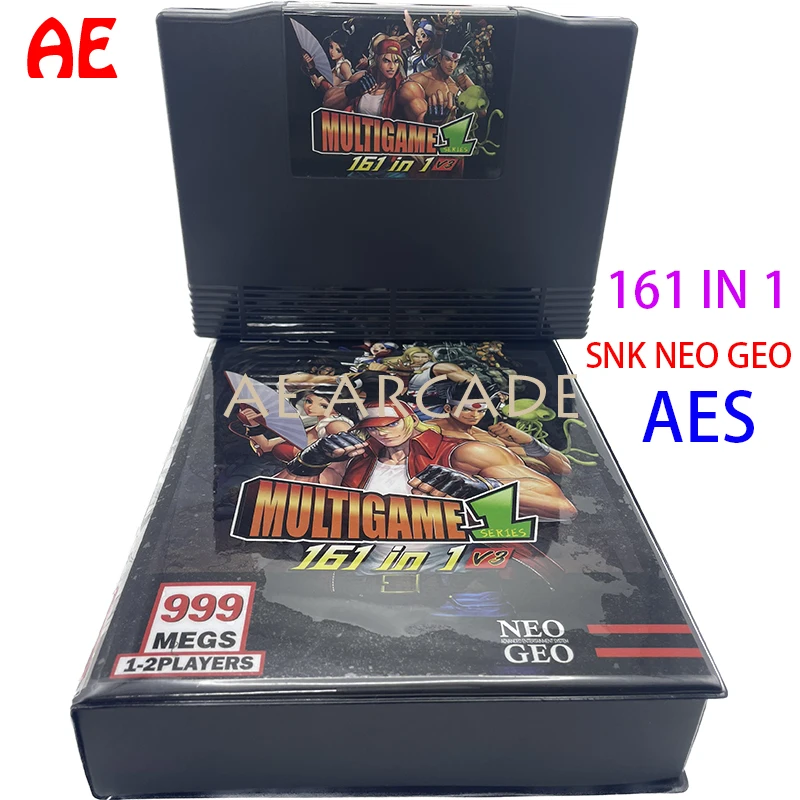 Snk 161 In 1 Neo Geo Aes Multi Game-Cartuccia Retro Arcade Scheda Madre Per Family Aes Console Neo Geo Max 330 Mega Pro-Gear Spec