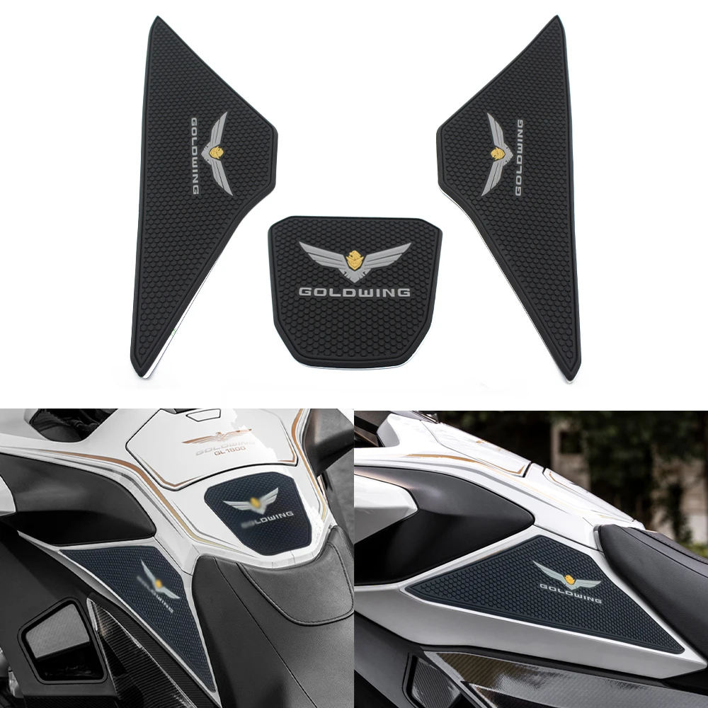 Pokhaomin Moto Antiscivolo Side Gas Knee Grip Traction Pad Tank Pad Sticker Per Honda Goldwing Gl1800 F6B