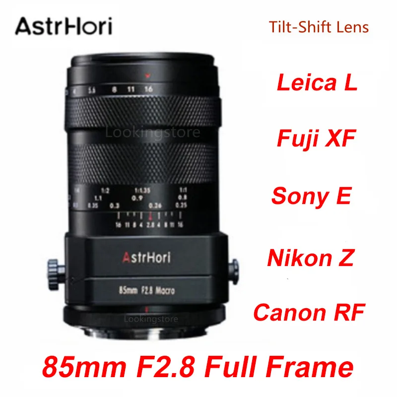 Astrhori 85Mm F2.8 Tilt Shift Macro Lens Full Frame Portrait Per Sony E Nikon Z Canon Rf R Panasonic Leica L Mount Fotocamere