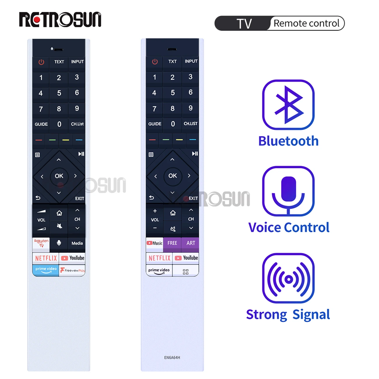 Telecomando Vocale Muslimatexmuslimatexht264041 T264041 Per Hisense Smart 4K Laser Tv