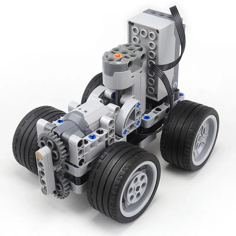 Moc Remote Control Frame Building Blocks Fai Da Te Basic Car Chassis Mattoni Motore Bluetooth Retrofit High-Tech Compatibile Con Lego