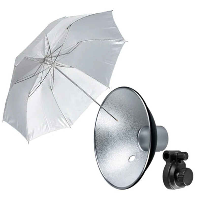 Godox Ad-S6 Flash Riflettore + Ad-S5 Fold-Up Ombrello Bianco Morbido Diffusore Per La Fotografia Per Witstro Flash Ad-360 Ad360Ii Ad180