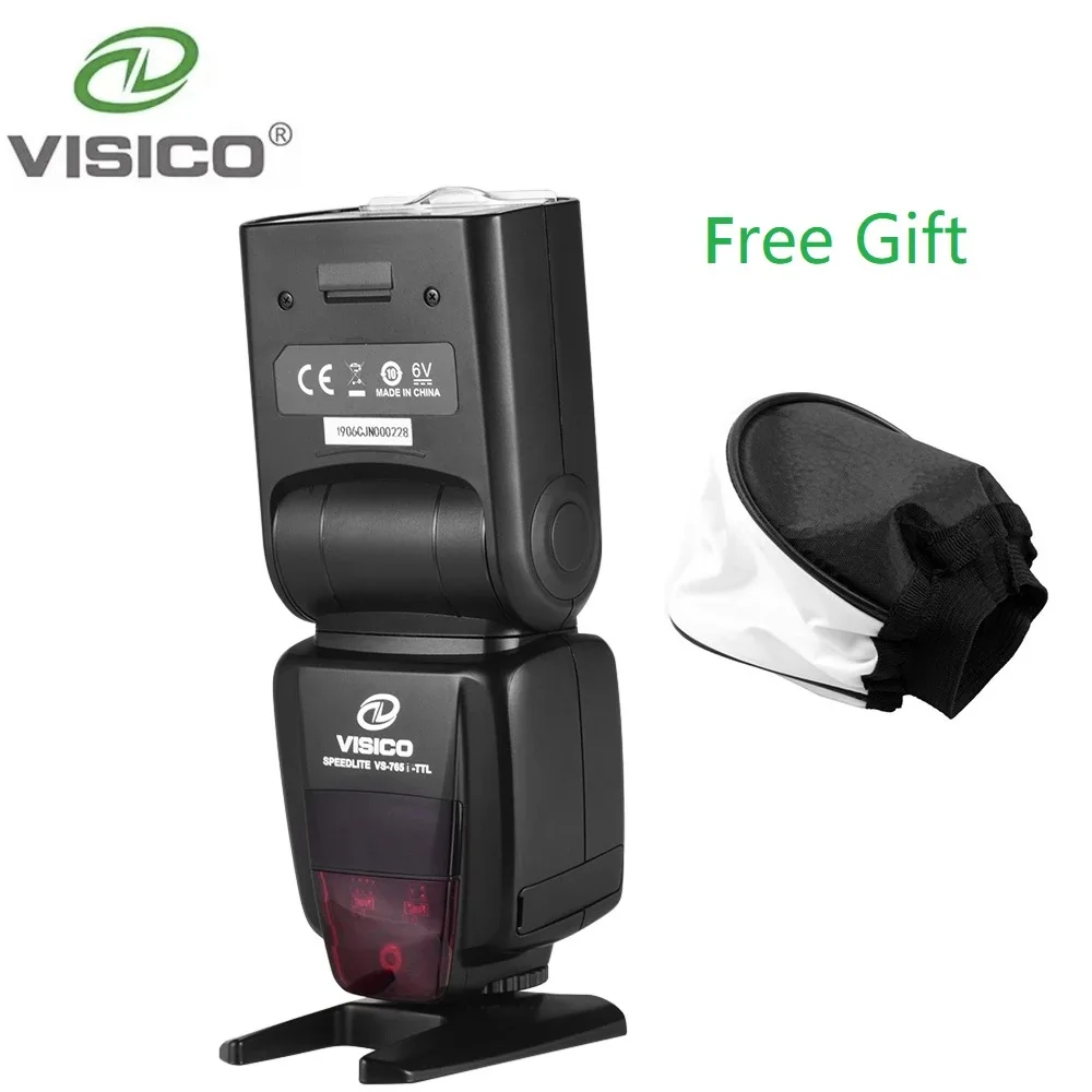 Visico Vs-765 2.4G Wireless I Ttl Flash Speedlite 1/8000S Sync Con Hot Shoe Per Nikon D600 D5300 D800 D600 D700 D90 Dslr Camera