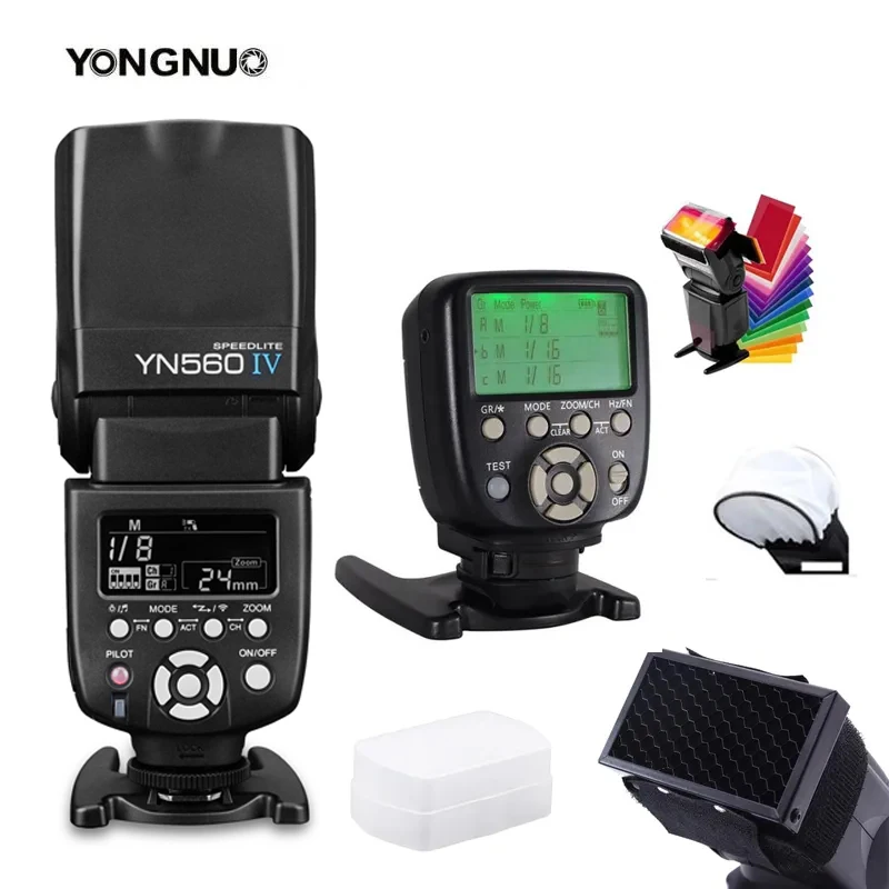 Yongnuo Yn560Iv Yn560 Iv Yn 560 Flash Speedlite Con Yongnuo Yn560-Tx Ii Controller Trigger Per Canon Nikon Fuji