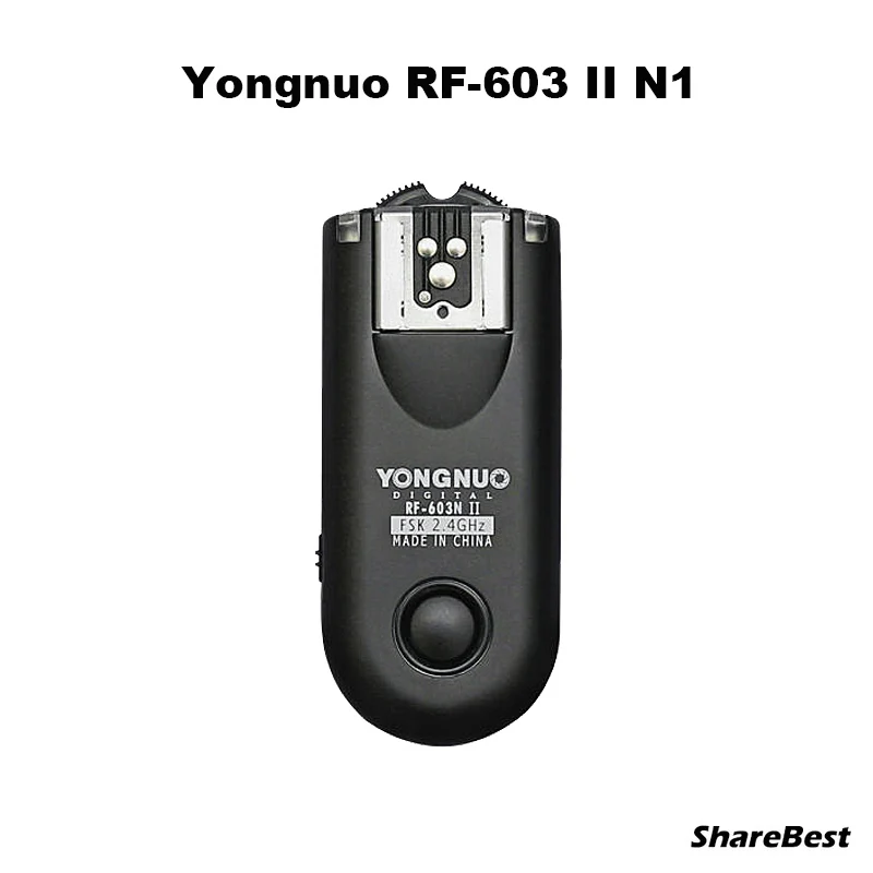 Yongnuo Rf-Ii N1, Rf603 Ii Rf 603 Ii Flash Trigger 2 Ricetrasmettitori Per Nikon D800 D800E D700 D300 D200 D4 D810 D4S D5