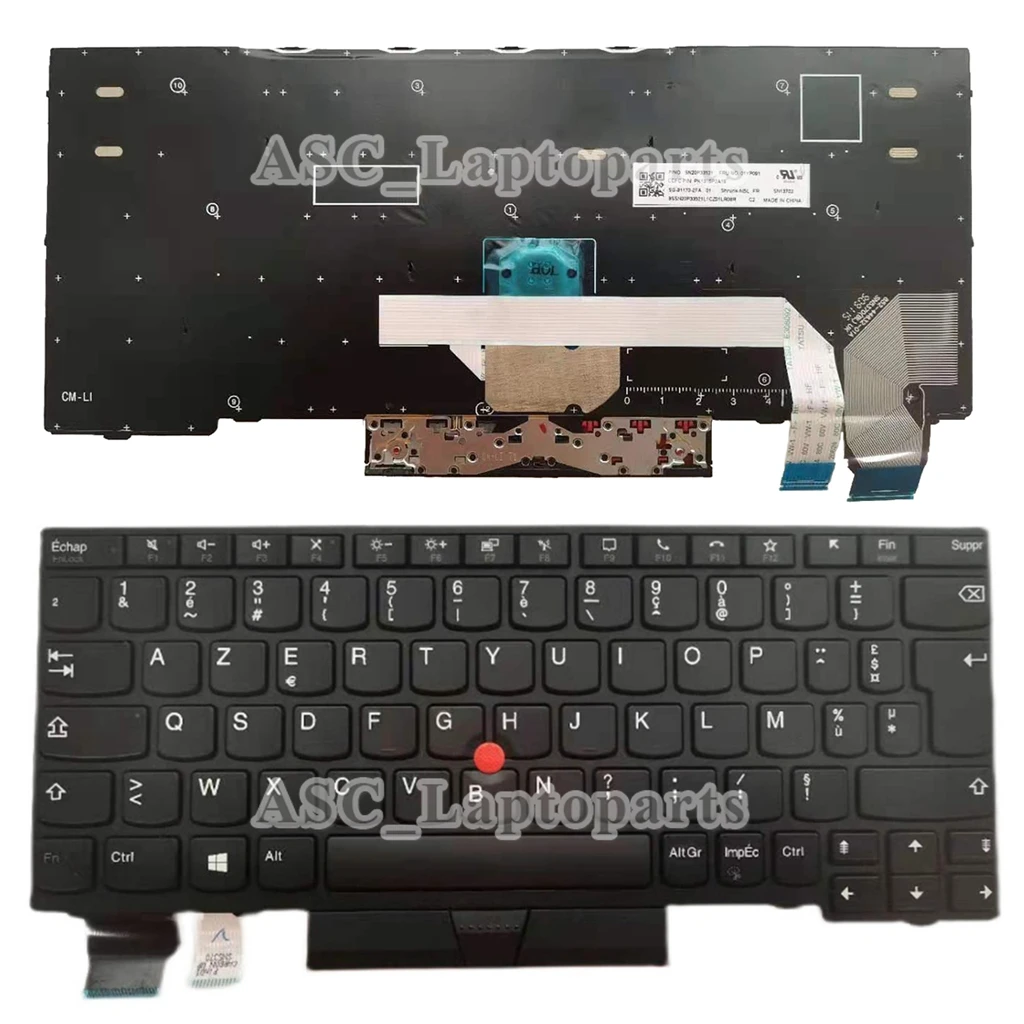 Nuova Tastiera Francese Claattività Per Lenovo Thinkpad X280 A285 X395 X390 , L13 Gen 1 L13 Yoga Gen 1 , X13 Gen 1 , L13 Gen 2 Fr