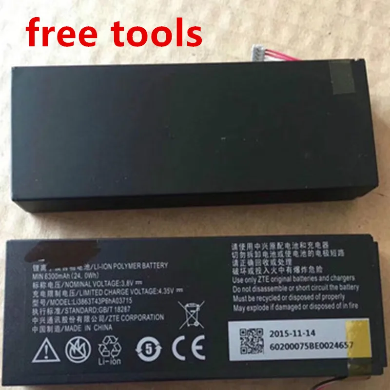 3.8V 6300Mah Mfmf97V Batteria Del Telefono Cellulare Per Zte Spro 2 / Zte Spro Ii Batteria Con La Riparazione S