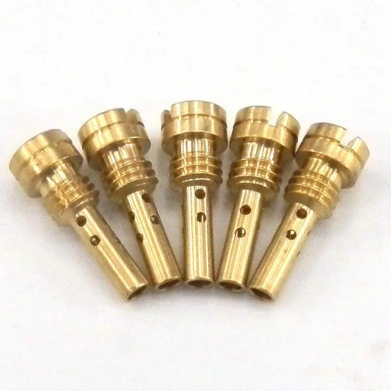 Sostituzione Dell'Ugello A Getto Lento Da 5 Pezzi Per Keihin Cv Cvk Fce Carb N424-25 38 40 42 45 48 Dimensioni 30-75 Moto Carb Jets
