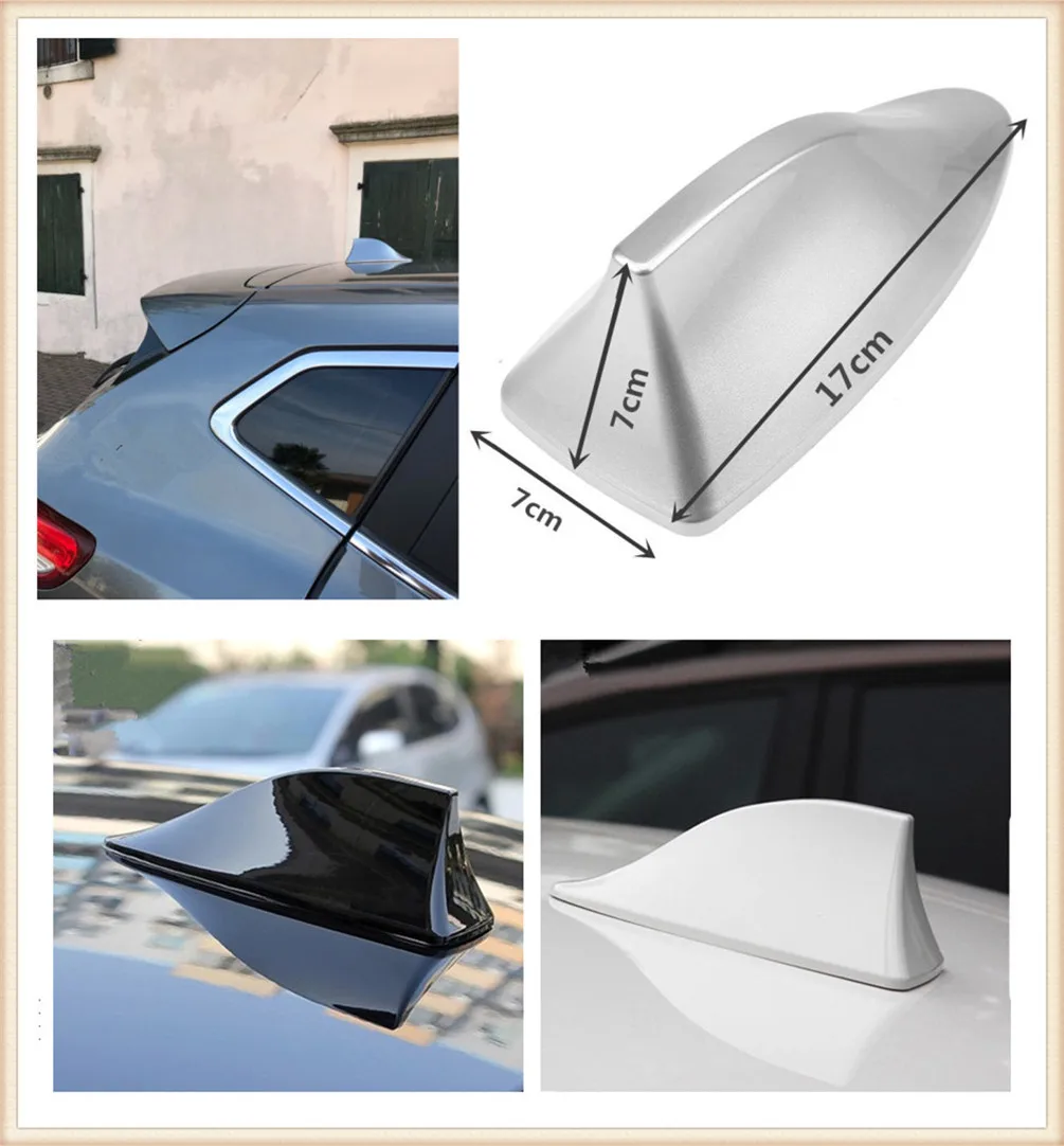 Car Styling Tetto Coda Pinna Squalo Antenna Segnale Radio Conversione Per Volkswagen Vw Touran 1.4 Fox 1.2 Touareg2 Golfa5 Gt