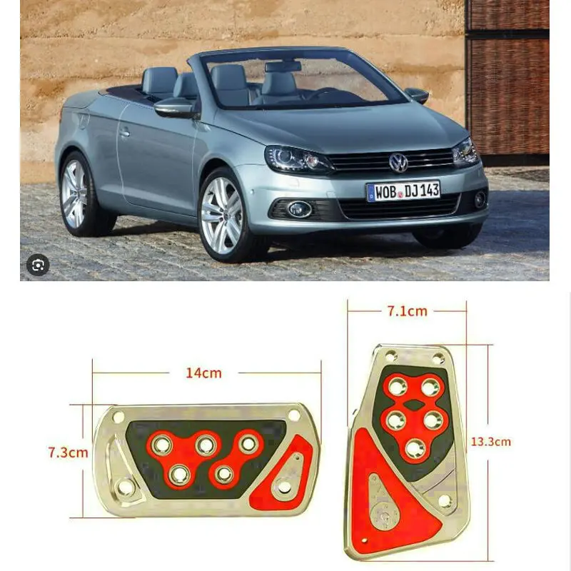 1 Set Pedale Auto Pedale Auto Per Volkswagen Vw Eos Fox Jetta Touareg Transporter