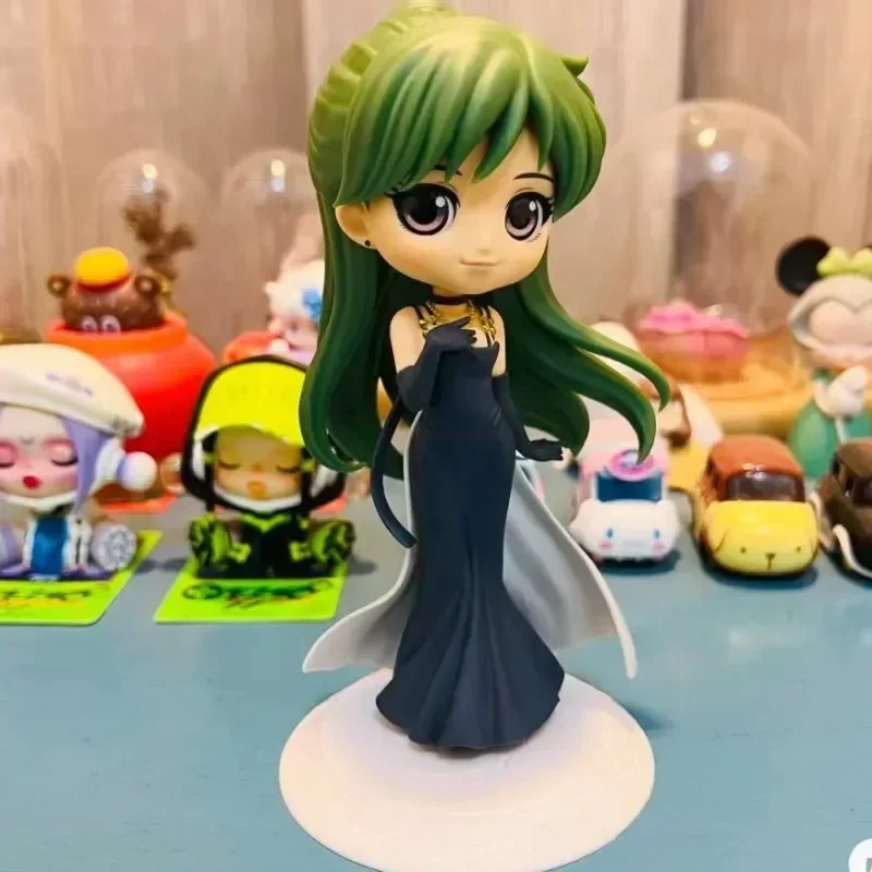 Bandai Original Qposket Sailor Moon Action Figure Eternal The Movie Princess Neptune Uranus Figurine Anime Model Statue Gift