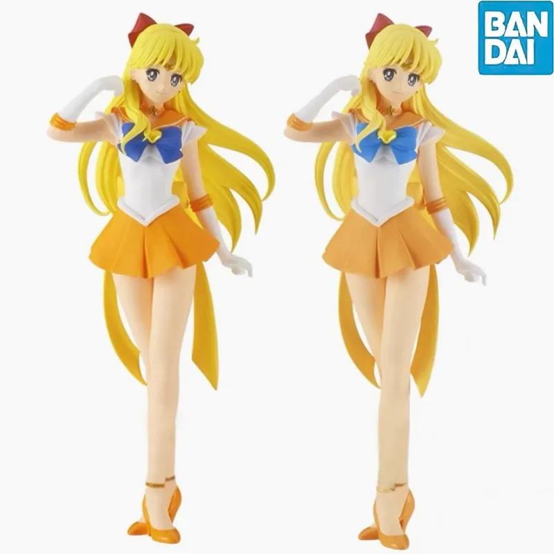 Anime Sailor Moon Figura Eterna Glitter & Glamours Super Sailor Venus Pvc Action Figure Collezione Regalo Decorazione Giocattoli Anime