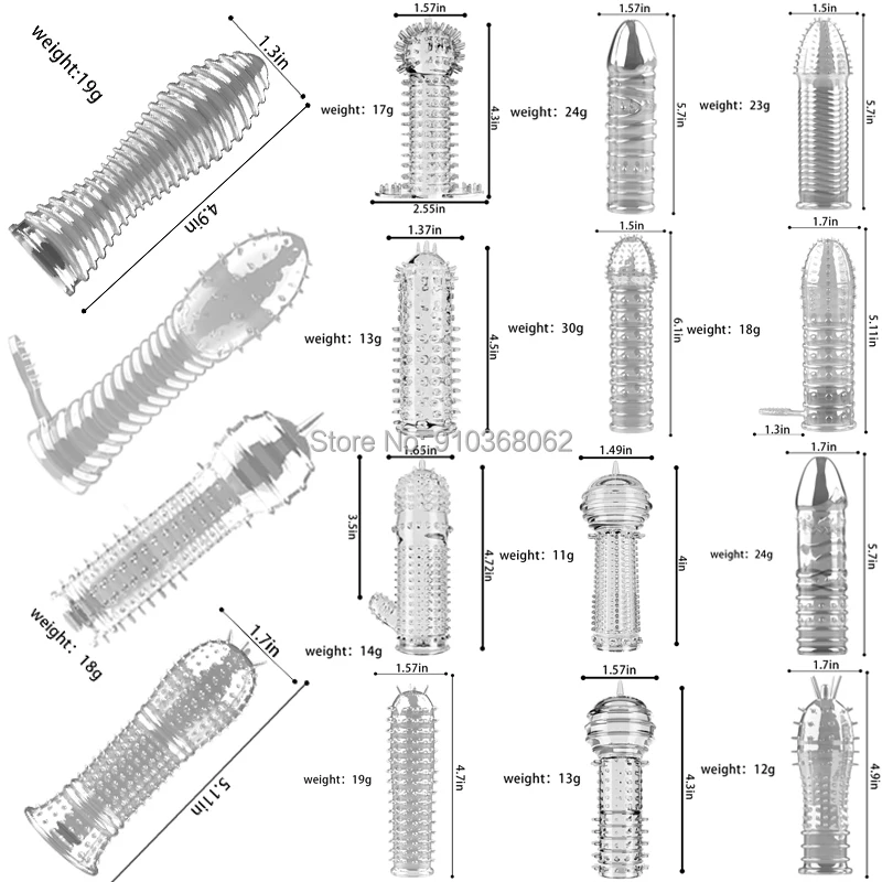Custodia In Silicone Estensore Del Pene Sexy Strumento Sessuale Giocattoli Per Adulti Per Gli Uomini Di Cazzo Di Gomma Della Copertura Prolunga Pene D