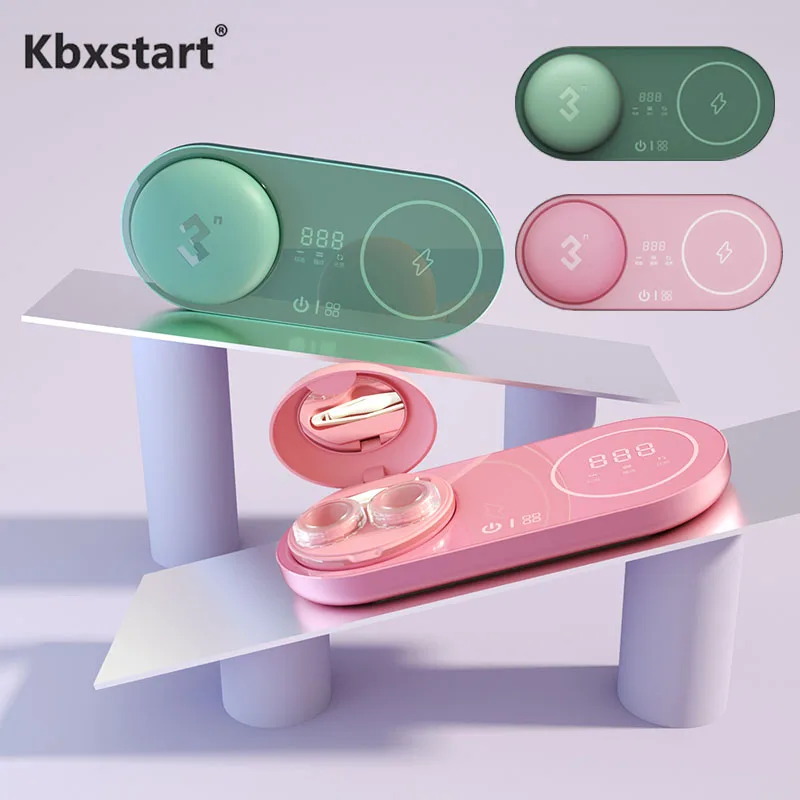 Ultra Sonic Lens Cleaner Macchina Per La Pulizia Delle Lenti A Contatto Custodia Per Il Lavaggio Sonic Carica Usb Muslimex