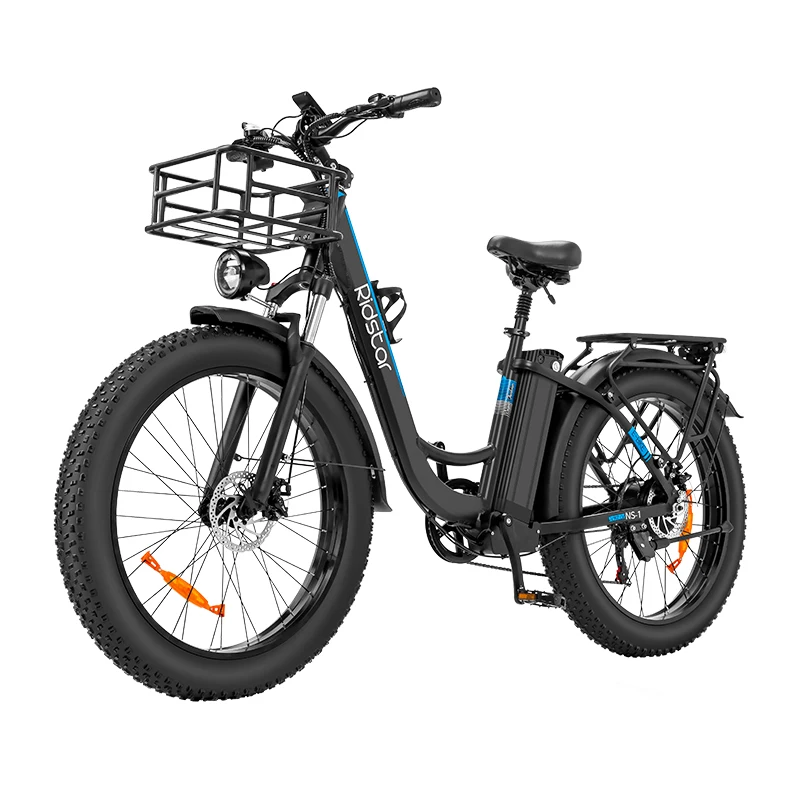 2024 Ridstar 1500W 48V 20Ah 26 * 4.0Fat Tire Bici Elettrica Neve Bicicletta Elettrica Bicicleta Electrica Adulti Mountain Bike Elettrica