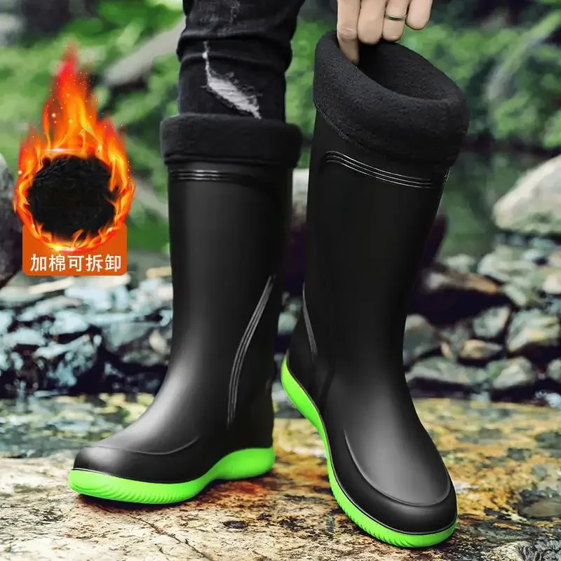 Stivali Da Neve Con Plateau Da Uomo 2023 New Winter Double Face Leather Short Ugg Foderato In Pile Ispessimento Scarpe In Cotone Termico