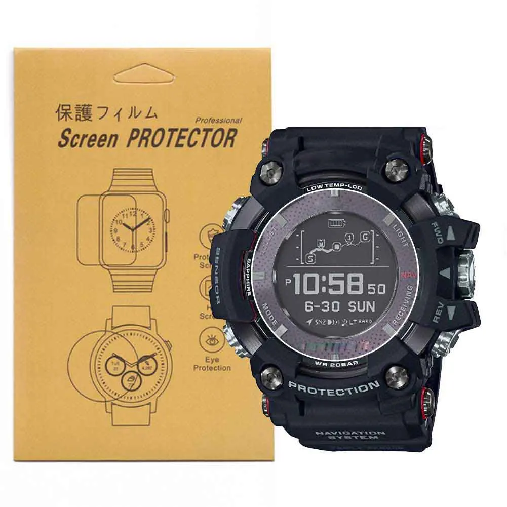 3 Pcs Protector Per Gpr-B1000 Gbd-H1000 Gd-100 Ga-110 Ga-700 Ga-800 735 Gas-100 Gsw-H1000 Clear Tpu Nano Screen Protector