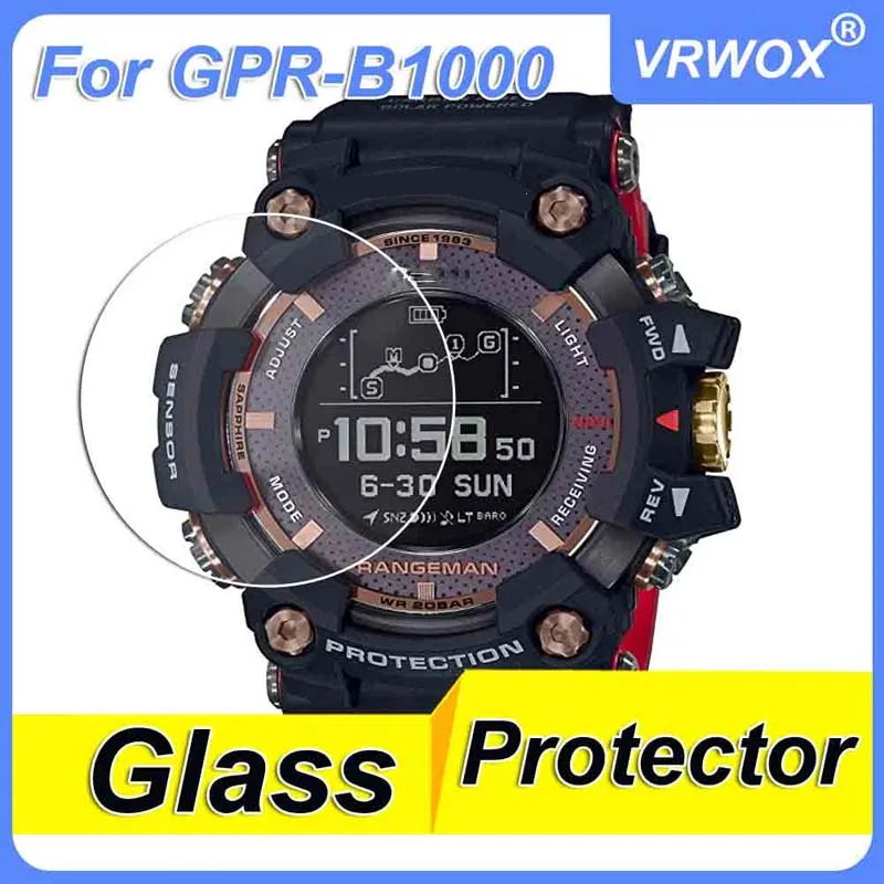 3 Pezzi Di Vetro Per Gpr-B1000 Gpw-1000 Gpw-2000 Gbd-800 Gbd-H1000 Gsw-H1000 Gwg-2000 Ga2100 Protezione Dello Schermo Resistente Ai Graffi Dell'Orolog