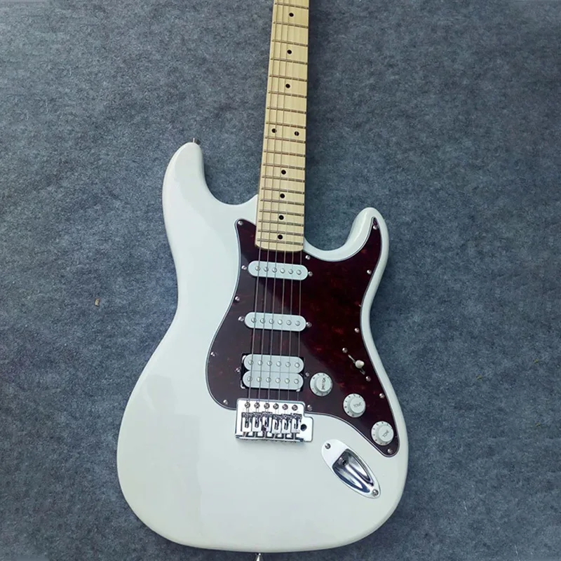 Principianti Chitarra Elettrica Corpo Sottile Acustico Acero Spalted Chitarra Bianca Corpo Sopranos Chitarra Classica Intrattenimento Eh50G