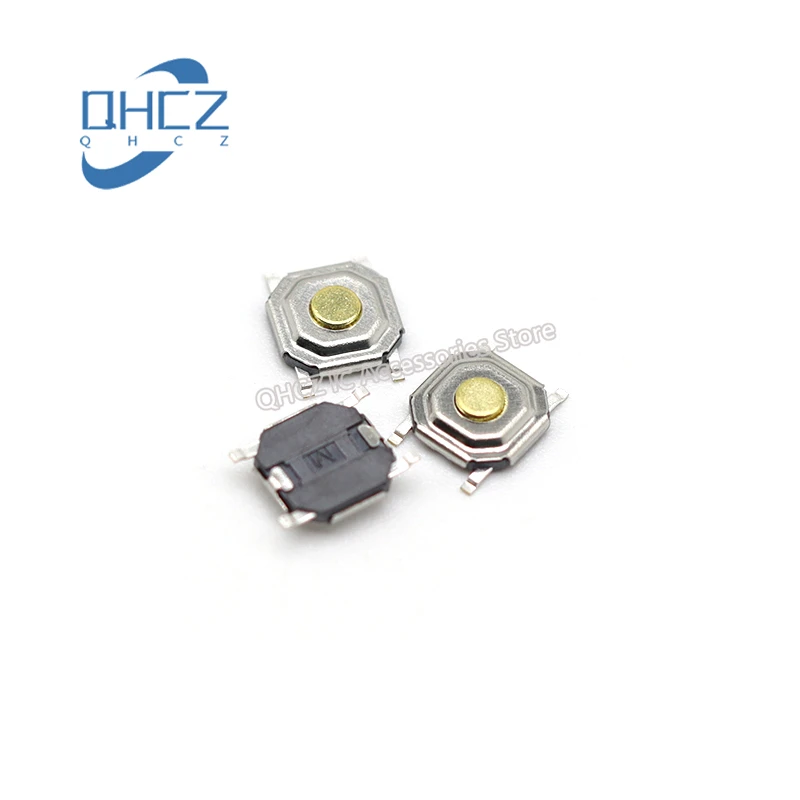 100Pcs 4*4*1.5 Switch 4X4X1, 5 Display Lcd Impermeabile Con Pulsante Micro-Motion A Testa In Rame A Quattro Pin