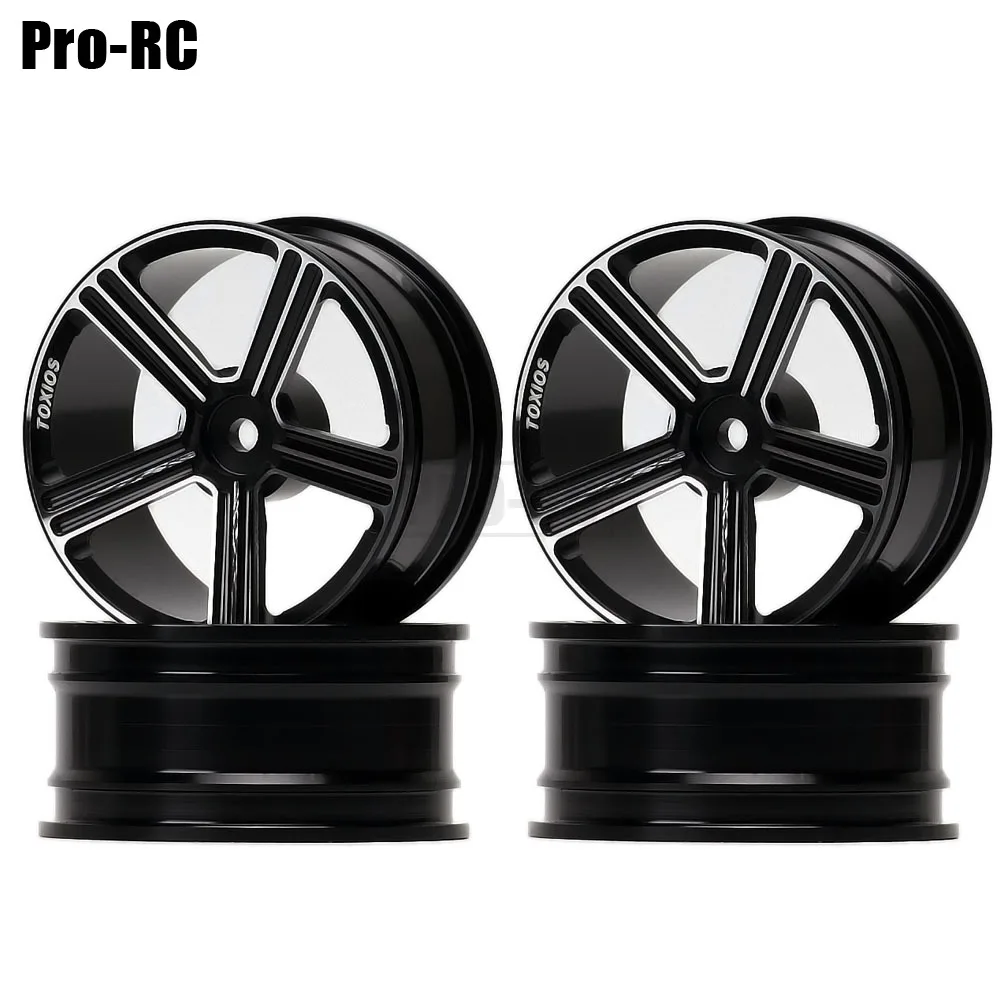 4 Pezzi In Lega Di Alluminio Spoke Wheels Cerchi Hub Per 1/10 Rc Car On-Road Drift Traxxas Hsp Tamiya Sakura Hpi Kyosho Redcat