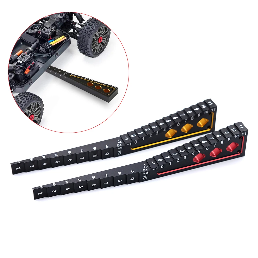 3-In-1 Camber Gauge Righello Ruota Rim Camber Altezza Pneumatici Angolo Di Equilibrio Righello Per Tamiya Traxxas Hsp Kyosho Strumenti Di Manovra