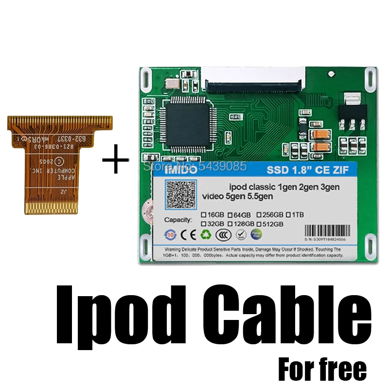 Ipod Classic Ssd 128Gb Compatibile Con Ipod Video Gen5/Ipod Classic 6Th 7Th Gen Negozio Raccolto Diretto In Fabbrica Disco Duro Solido