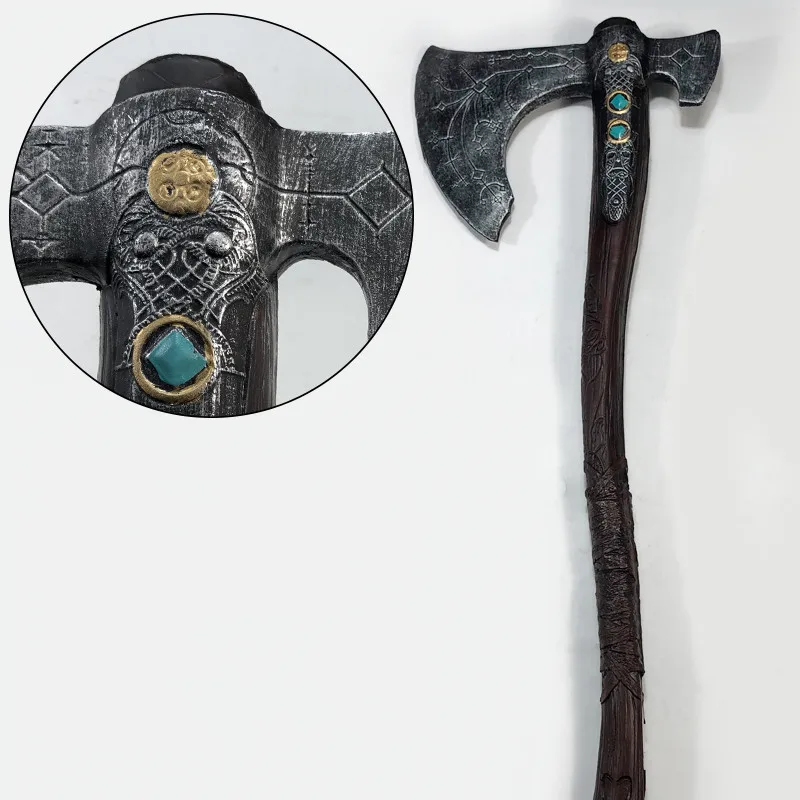 God Of War 4 Cosplay War Beast Ghost Axe Prop 1:1 Leviatano Arma Gioco Di Ruolo Cos Pirate Ghost Axe Pu Prop Model Toy Arma