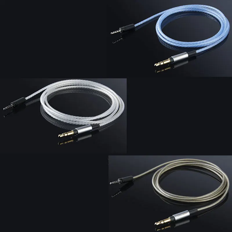 Sostituzione Aggiornamento Cavo Audio Argento Per Sennheiser Nuovo Hd1 Con Momentum/Hd1 Cuffie Wireless On-Ear/Over-Ear